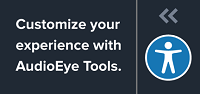 Customize your experience with AudioEye Tools with AudioEye icon